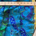 ZARA  SILK RUFFLE DRESS Sz:M Photo 6