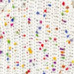 Anthropologie Rainbow Confetti Chenille Chunky V-Neck Sweater Knit Top Lace Up Back Large Photo 8