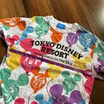 Disney Tokyo  Resort Balloon Colorful Short Sleeve T-Shirt Photo 4