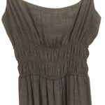 1. State NEW Black Cinched waist crinkle Slit Maxi Dress S Photo 2