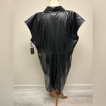 Halogen Women’s  Black Croc Embossed Button Down Size 22/24 NWT Photo 3