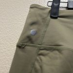 Zella  High Waist Leggings Olive Green Comfort Pull-On Activewear Pants Size L Photo 5