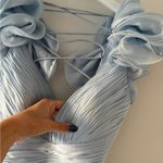 Mac Duggal  Ruffle Tiered Cut Out Chiffon Gown in Powder Blue 6 Photo 15