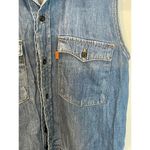 Levi's Vintage Levi’s Denim Romper Women XS Blue Orange Tab Retro 70’s Rare Western Photo 4