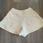 Dance & Marvel Buckle  White Sequin High Waist Going Out Party Shorts size Small Photo 8