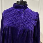 Vanesse House Robe – Vibrant Purple Velour (Size Small) Photo 1