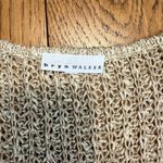 Bryn Walker Loose Knit Sleeveless Tunic Sweater Cotton Linen Lagenlook Beach Photo 2