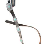 Ariat  NEW Silver and Turquoise Concho Belt Photo 2