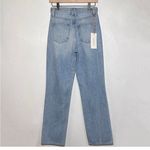 SLVRLAKE NWT London High Rise Straight Jean in Mind Made Up Wash 28 Blue Photo 5
