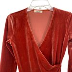 Madewell Velvet Wrap Bodysuit Photo 2