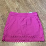 Crown & Ivy  Pink Scalloped Hem Skort new size 8 stretchy Photo 0