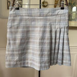 Nike  Plaid Skort Skirt Gray Active Golf Tennis Dri Fit Pockets 6 Photo 0