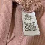 Lulus  XS Pink Cropped Sweatshirt Distressed Hem Long Sleeve Lounge Casual Cozy‎ Photo 4