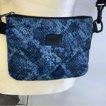 PINK - Victoria's Secret  Blue snakeskin print Crossbody Bag or belt bag Photo 1