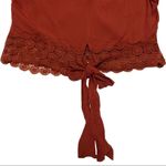 Self Esteem Rusty Sleeveless Lace Baby Crop Tee Photo 3