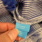 J. McLaughlin  Mallorca Linen Asymmetrical-Layer Blue & White Striped Skirt‎ Photo 8