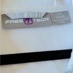 FreeTech Softshell Hoodie Jacket Vest Size Large White Gray Full Zip Fleece Photo 4