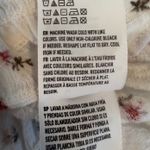 American Eagle White Floral Puff Sleeve Tie Neck Smocked Peasant Top M Boho Photo 5