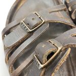 Birkenstocks Sz 38‎ US W7 Brown Leather Mayari Arizona Granada slide Sandals Y2K Photo 8