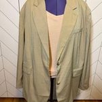 Topshop  Women 10 Beige Tan Button Long Sleeve Lined Jacket Blazer Corporate Core Photo 0