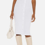 LNA x Revolve Chili Dress in White size Small New with tags Ribbed Photo 0