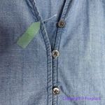 J.Crew NEW  Chambray ruffle mini denim jean‎ dress, size 0 Photo 5