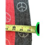 Multicolor Peace Sign Pashmina & Silk Scarf Neck Warmer Pink Purple Yellow Photo 4