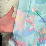 Floral Pastel House Dress partial Zip one side pocket No tags one size fits most Photo 8