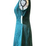 Eliza J Womens Hunter Green Sleeveless Velvet Fit To Flare Party Dress 2 Photo 1