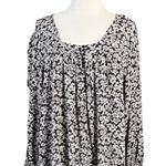 Ba&sh  Robe Elroy Floral Mini Dress Tunic Black White French Designer Medium  EUC Photo 6