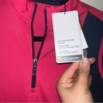 Callaway NWT  Opti-Dri 1/4 Zip Golf Dress Punk and Navy Size Small Photo 2