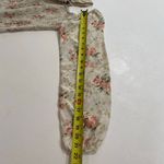 American Eagle Floral Smocked Peasant Top S | Boho Long Sleeve Square Neck Blous Photo 5