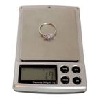 10K 10KT WHITE SOLID GOLD ROUND DIAMOND HEART RING SIZE 7 Anniversary BAND Photo 6