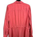 Soft Surroundings Long Sleeve Drawstring Waist Modal Shirt Dress Size Large Tall Photo 8