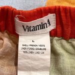 Vitamin A  Eco-Linen Colorblock Shorts Photo 6