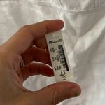 Madewell  White Embroidered Tank Mini Linen Dress Pockets Eyelet 2 Photo 7