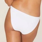 ANDIE NWT  Swim Demi Moore The Tropez Bottom Mid Rise Med Coverage L White #2981 Photo 4