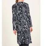 Chico's NWOT  TRAVELERS COLLECTION Pleated Printed Jacket Photo 3