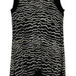 India Boutique Women's Black Cream Sleeveless Shark Bite Dress One Size‎ Size undefined Photo 0