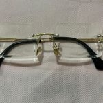 clear y2k glasses Gold Photo 1