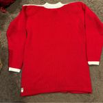 Vintage Dana Scott red embellished ugly Christmas sweater, ladies size small Photo 3