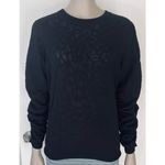 Joie Itana Black Leopard Sweater Photo 5