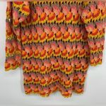 Free People  Little Fan Crochet Striped Beach Cover Up Sweater M/L great conditio Photo 11