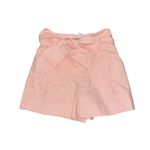 J.Crew  Pink Tie Waist Short in Cotton Poplin Photo 1
