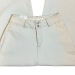 A loves A  Women’s Size 26 Beige Crop Wide Leg Jeans High Rise Sailor Stretch Photo 5