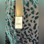 NWT Toccin Louisa Velvet Burnout Top‎ in Teal Black Sz 4 $395 Green Photo 6