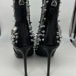 Steve Madden Black Viceroy Studded Bootie Boots Heels Photo 3