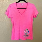 Bella Canvas Miso Phat Maui sushi neon pink V neck shirt size M Photo 0