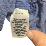 Wonderly  Blue‎ Cotton Blend Button up womens Henley Top size xlarge Photo 2