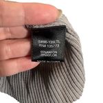 Olivaceous  Gray Long Sleeve Ribbed Scoop Neck Lace Back Blouse Women Sz M Photo 6